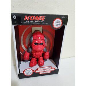 KING KONG DIE CAST INTERACTIVE ACTION FIGURE RED INFRARED TECH LED LIGHTS TOY